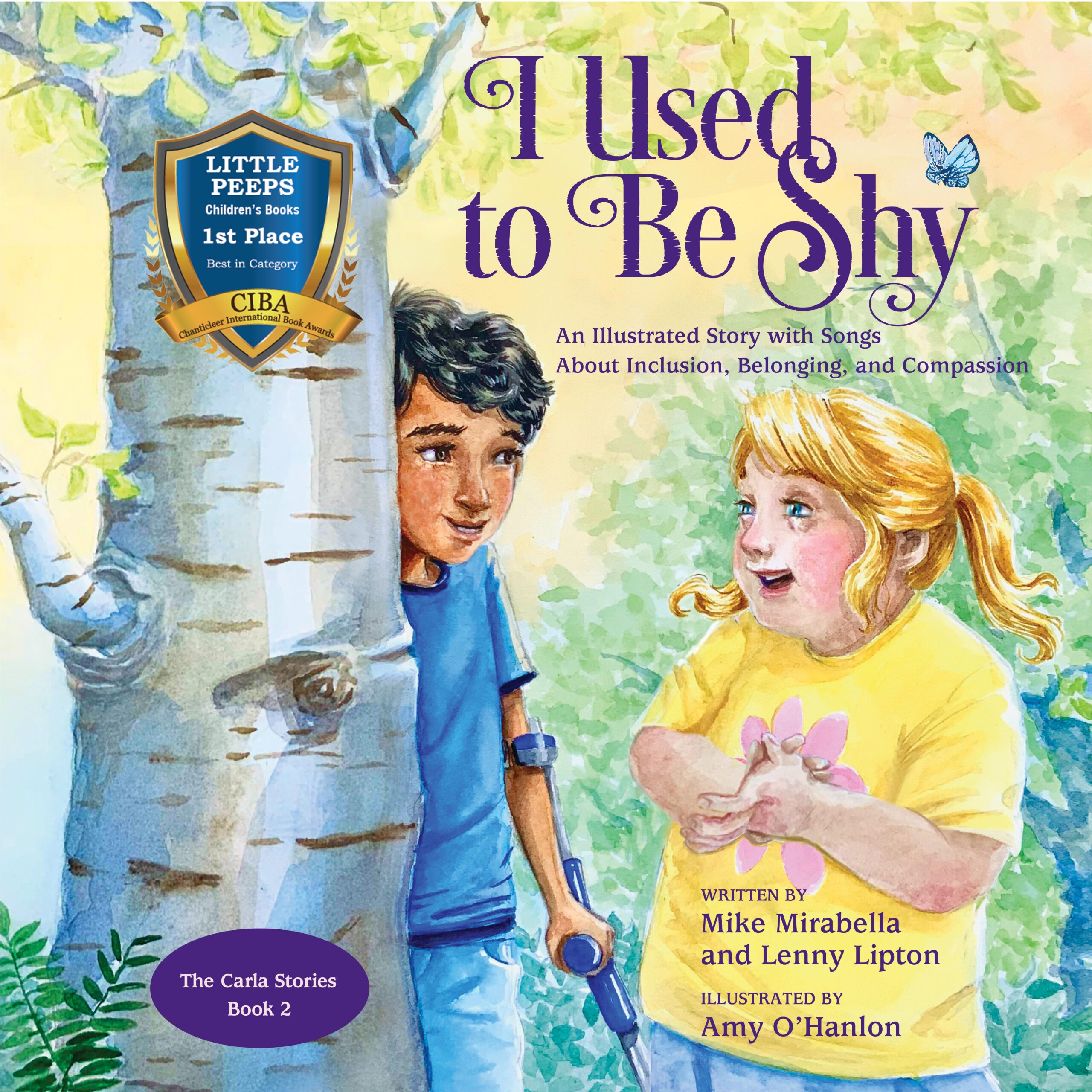 I used to be shy w CIBA award sister butterfly cover